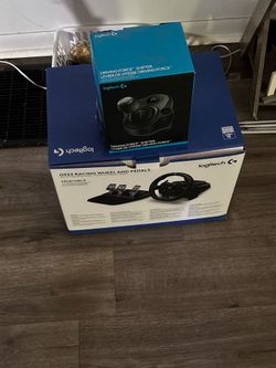 Logitech bundle. Steering wheel, pedals, shifter.