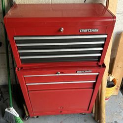 Large Craftman Toolbox & Tools 