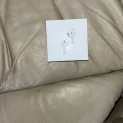 White Wireless Original AirPod 4 With Active Noise Cancellation 