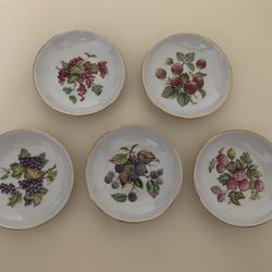 Set of 5 Vintage Naaman Made in Israel Small Bowls