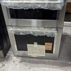 KitchenAid Electric 220V Top Microwave Bottom Air Fryer / Wall Oven 