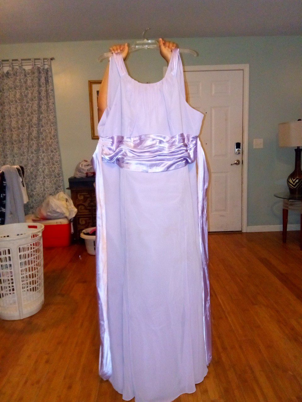 Lavender long dress woman's size 18-20