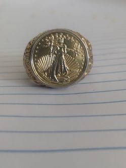 antique ring 18 k gold stamped