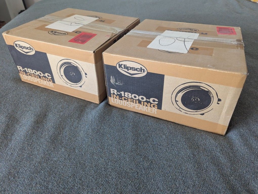 Klipsch In Wall Speakers - Brand New PAIR