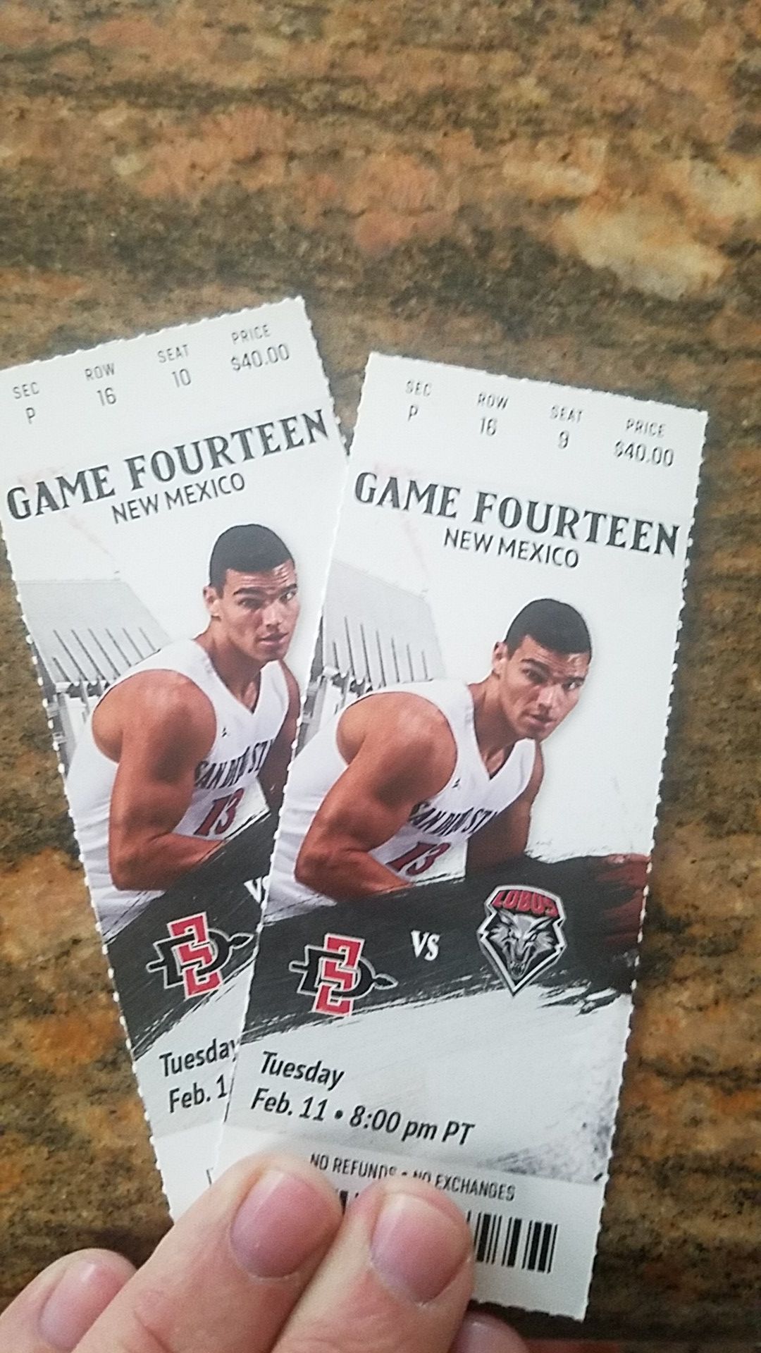 Sdsu aztec basket tickets tues night vs new Mexico
