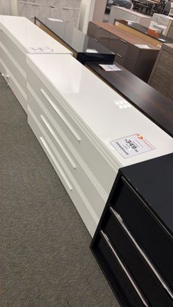 White Modern Dresser