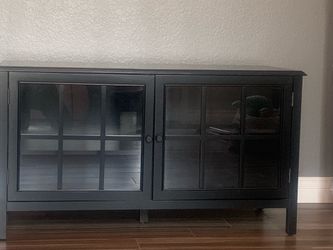 Small tv stand black