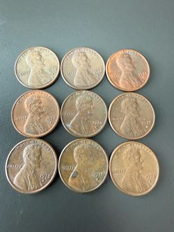 9 of the 1978 d Lincoln pennies