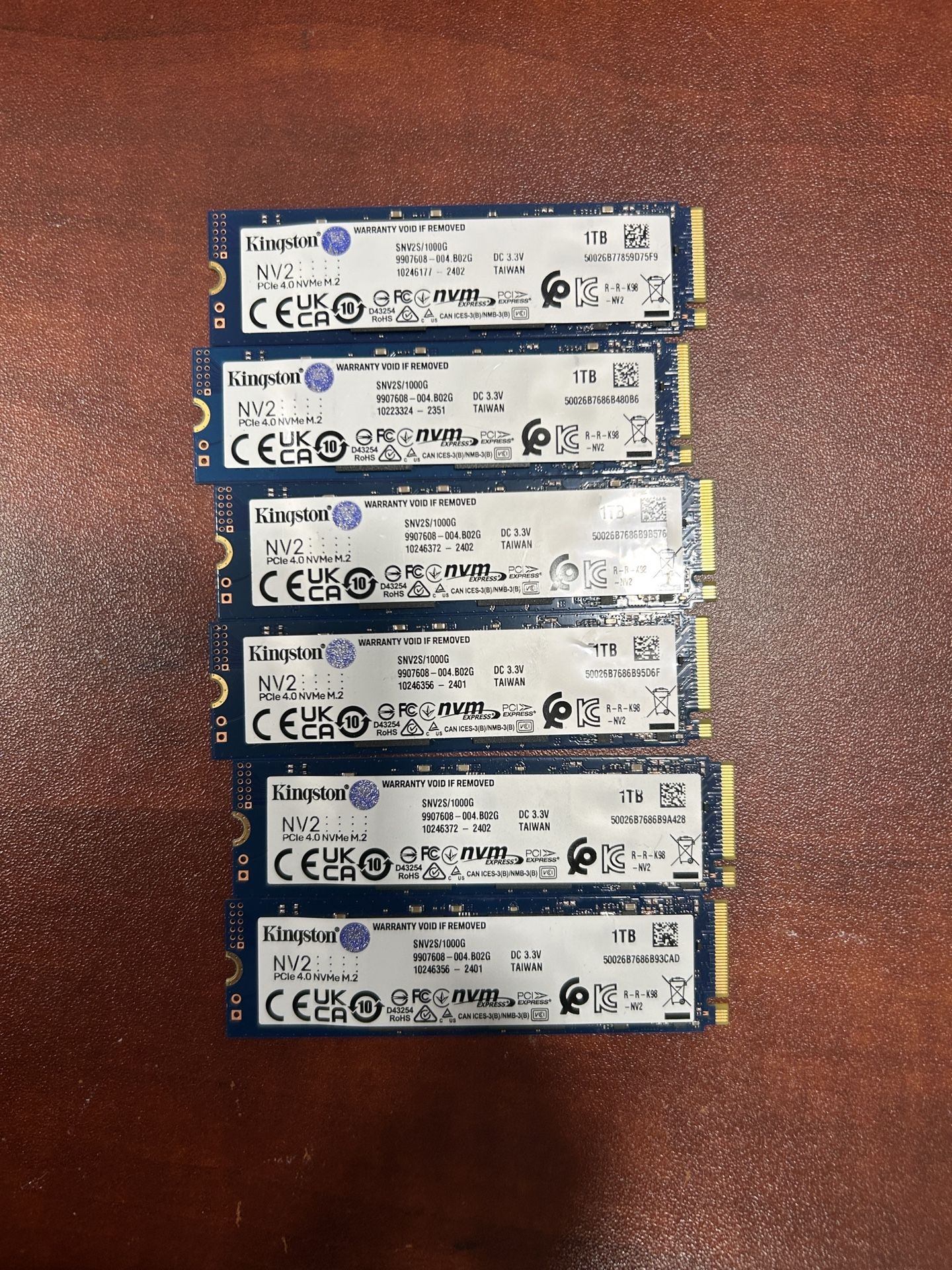 1Tb Kingston NV2 NVMe M2 Gen4 SSD