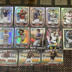 18 Bowman Chrome Baseball Cards 