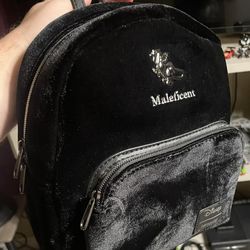 Disney Loungefly Maleficent Velvet mini backpack