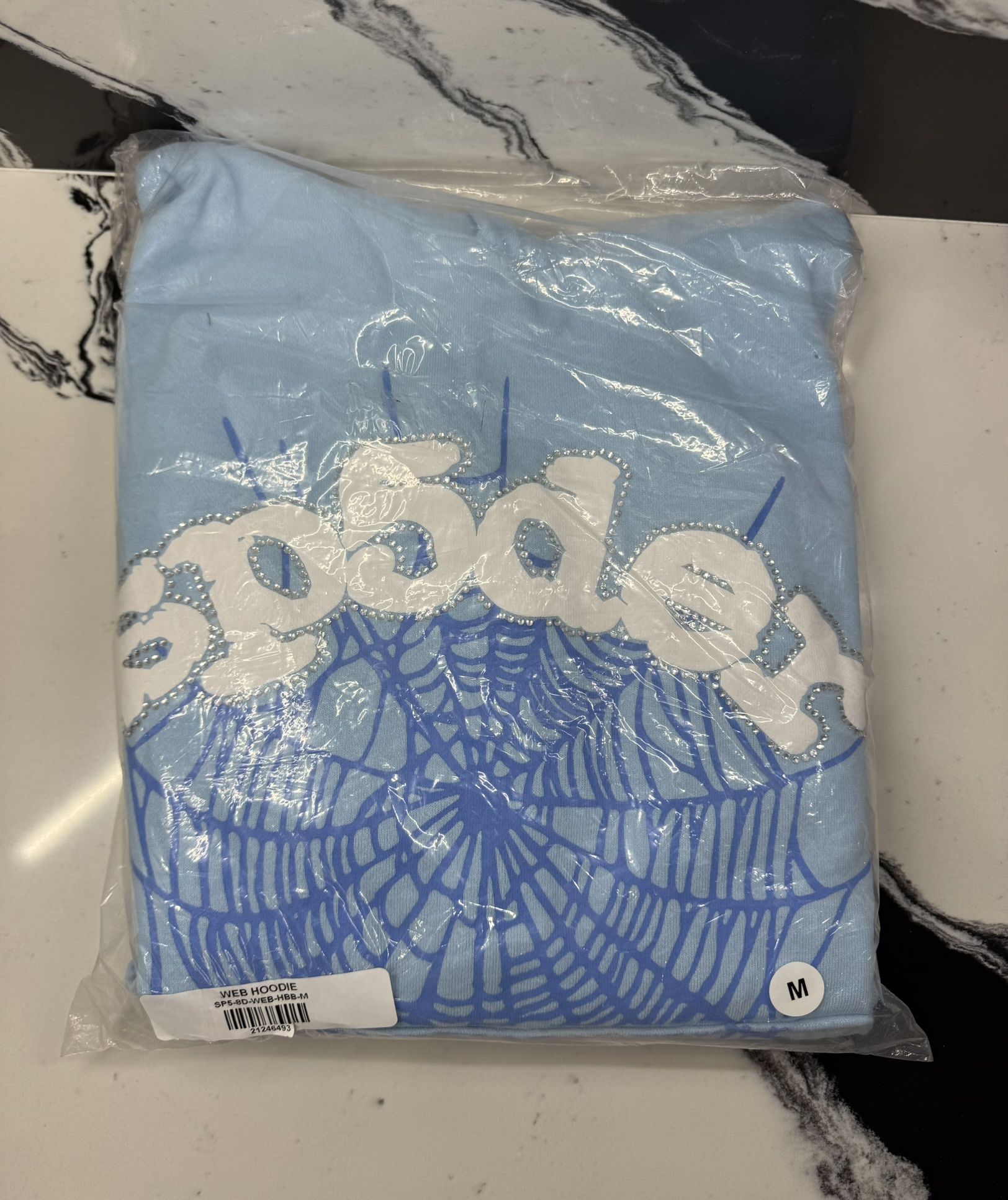 Sky Blue Spider Hoodie