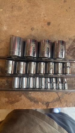 Craftsman sockets 1/4 3/8 1/2 made in USA