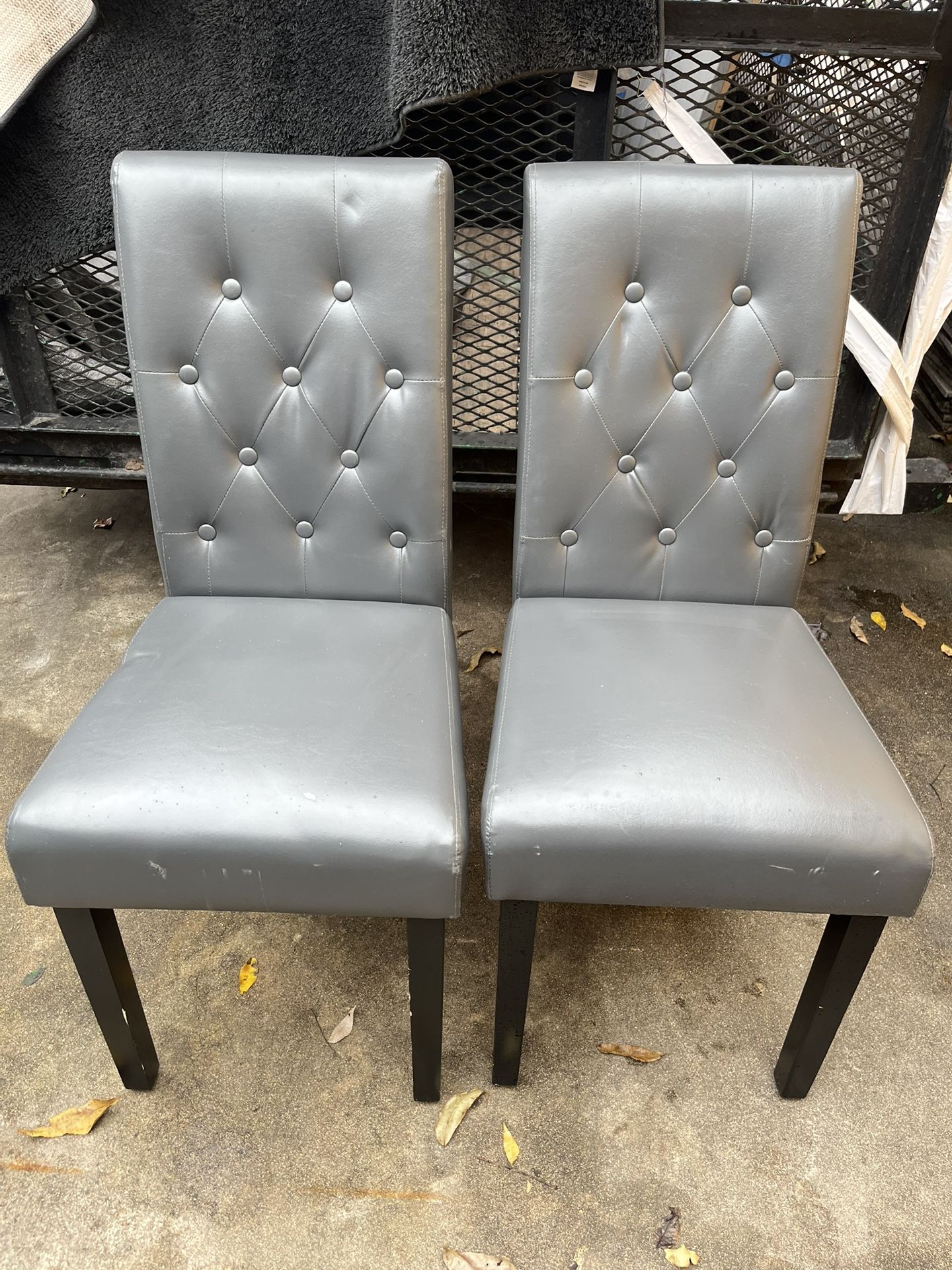 2) dining chairs