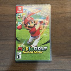 Mario Golf Super Rush Nintendo Switch Game
