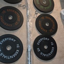 Olympic Bar And Weights 