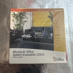 BRAND NEW, SEALED Microsoft Office System Evaluation 2003 Enterprise Edition