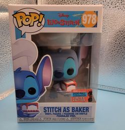 Stitch As Baker (2020 Fall Convention)  Funko Pop