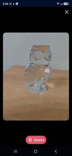 Princess House Crystal Owl