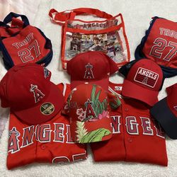 Angels 5 Caps,  (1) Bag, (2)Jersey, (2) Cooler