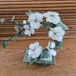 Jadeite Flower Arrangement