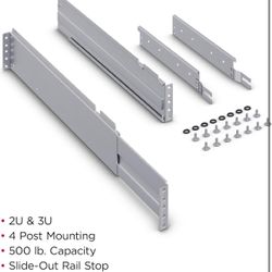 CyberPower CP2RAIL02 4-Post Rackmount Kit, 2U/3U, 500 Pound Mounting Kit