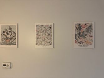 3 canvas prints for wall