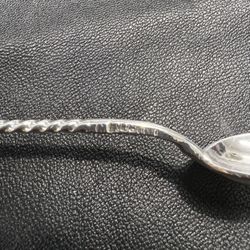 Russian Sterling Silver Teaspoon 