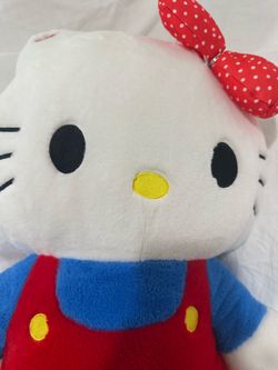 Hello Kitty Plush Doll – Red Overalls