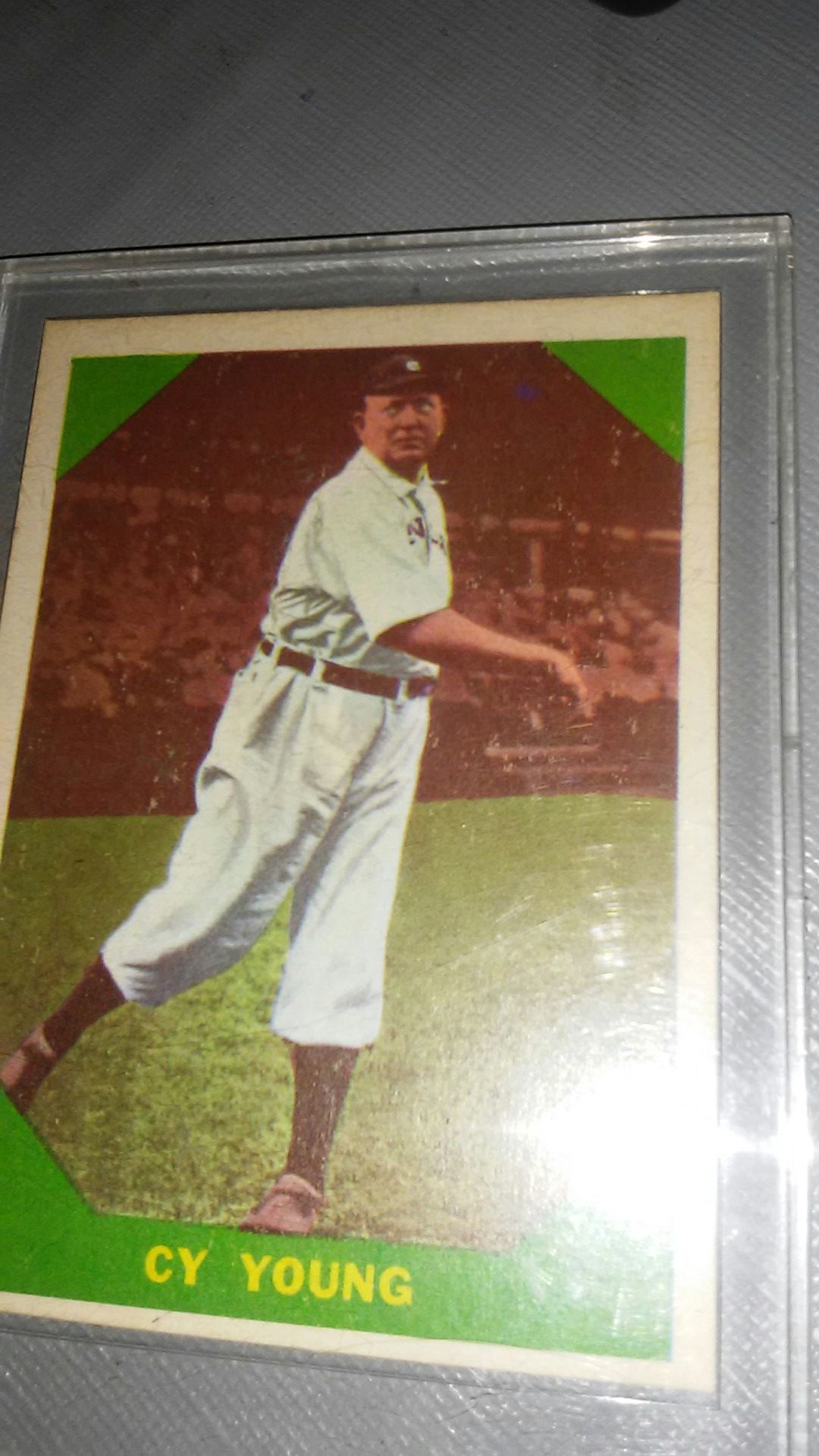 Cy Young 1950's FLEER BASEBALL CARD