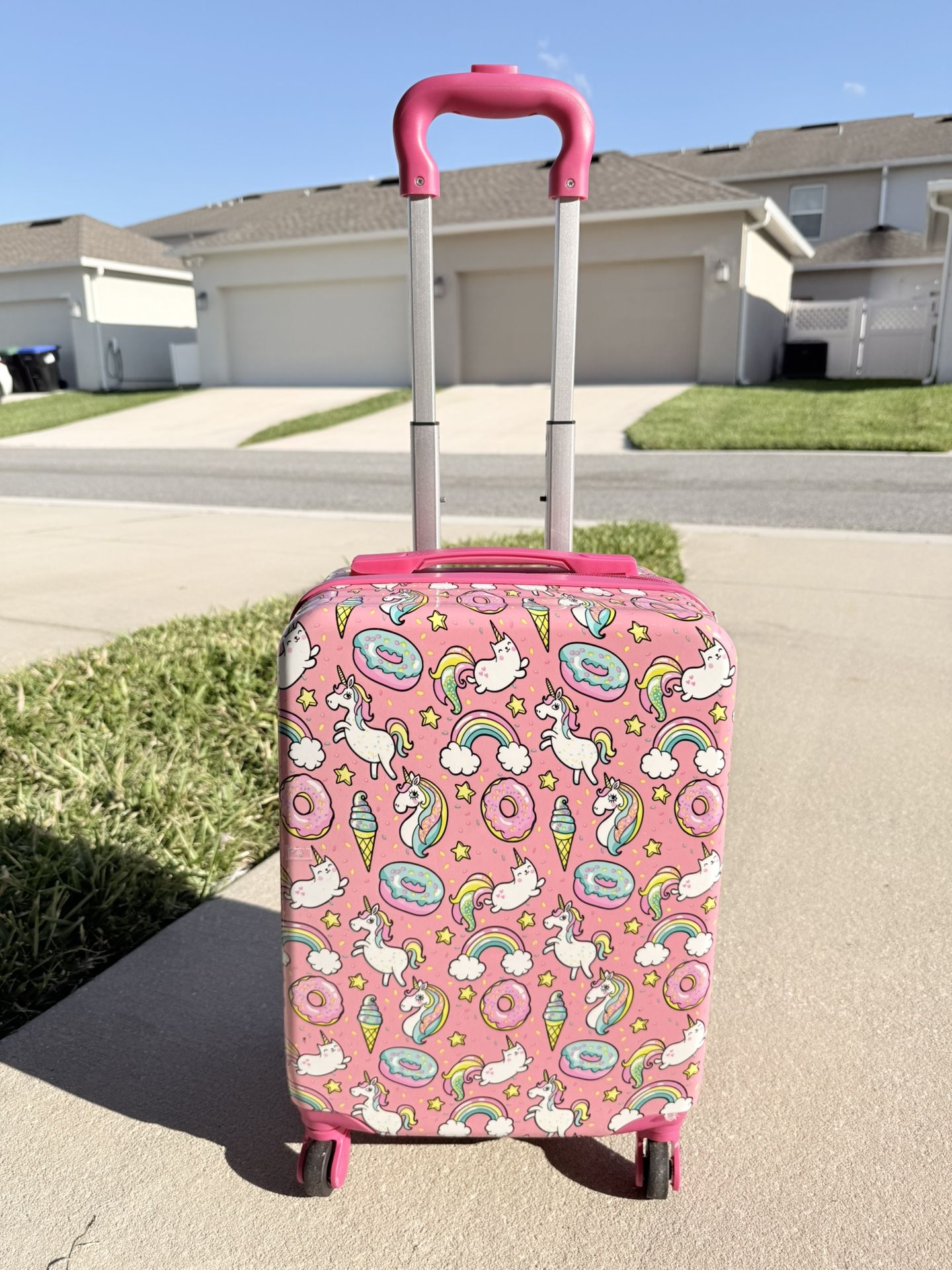 Selling unicorn carry-on bag, 17.5x12x8.