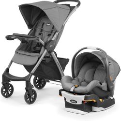 Chicco Mini Bravo Plus Travel System - Stroller & Car Seat