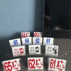 Custom Carl’s Jr table number for low riders 