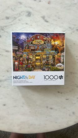 Buffalo Games (night & Day) - Wild West Trading Post - 1000 Piece Puzzle