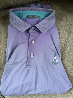 Greyson - Large, Dark Purple Golf Shirt