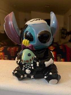Halloween stitch cookie jar
