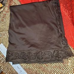 Black Half Slip. Ladies M-L. New, Never Used.