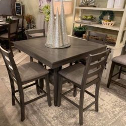 Bridson  Counter Height Dining Table And Chairs 💥 By Ashley New Brand 💥 Financing Available 