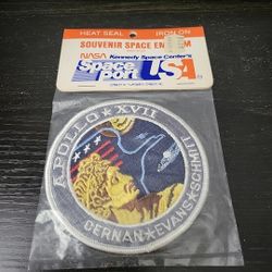 Vintage Apollo 17 XVII  AB Emblem Iron On Patch New  Unopened Package