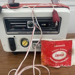 Vintage Honda EM 400 Generator