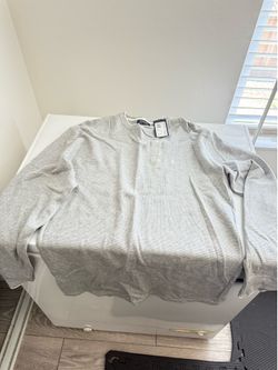 Ralph Lauren Gray Thermal Long Sleeve Shirt