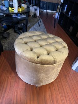 Living room seat with storage