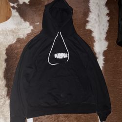 Purple Brand Black Hoodie 