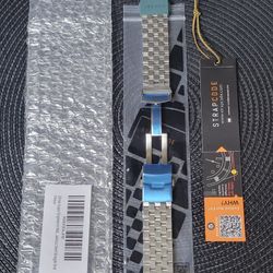 NEW STRAPCODE super engineer 2  bracelet 22mm straight end