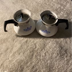 Pair Of Coffee Pots Veg 