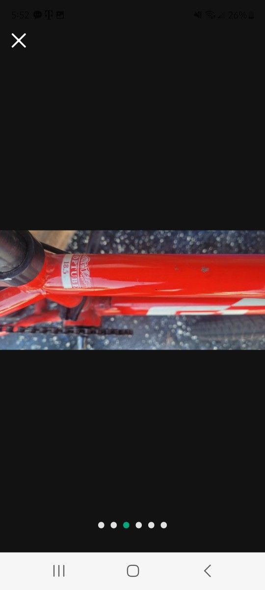 BMX GT Red New Tires And Chain