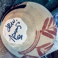 Signed Vintage Two Spouted Native American Wedding Vase