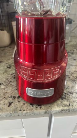 Brand red new blender ready for your party.