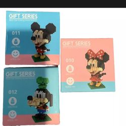 LOZ  Mickey Minnie Family Micro Mini Building Block Iblock LOZ LNO 