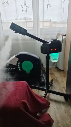 750ml Ozone Facial Steamer Height Adjustable Sprayer 360° Rotatable Skin Care Equipment